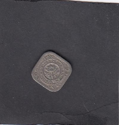 Beschrijving: 5 Cent WILHELMINA 